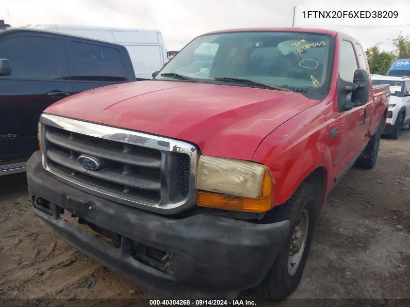 1999 Ford F-250 Lariat/Xl/Xlt VIN: 1FTNX20F6XED38209 Lot: 40304268