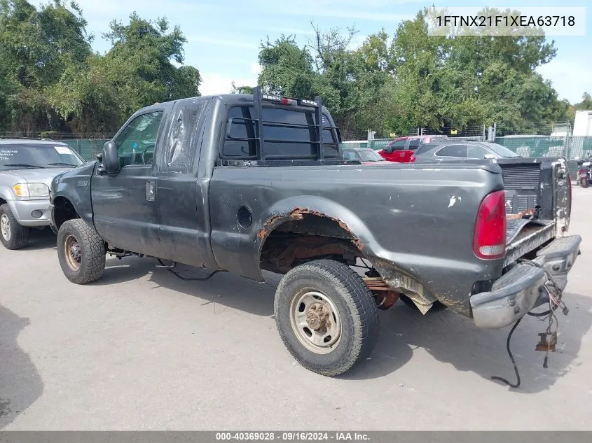 1FTNX21F1XEA63718 1999 Ford F-250 Lariat/Xl/Xlt