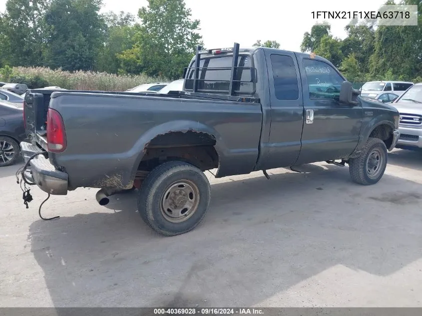 1FTNX21F1XEA63718 1999 Ford F-250 Lariat/Xl/Xlt