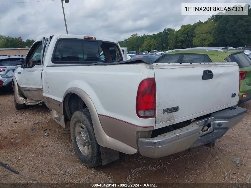 1FTNX20F8XEA57321 1999 Ford F-250 Lariat/Xl/Xlt