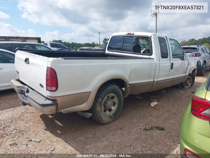 1FTNX20F8XEA57321 1999 Ford F-250 Lariat/Xl/Xlt