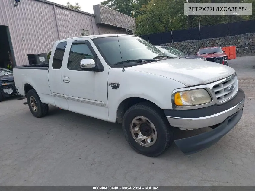 1999 Ford F-250 Lariat/Work Series/Xl/Xlt VIN: 2FTPX27L8XCA38584 Lot: 40430648