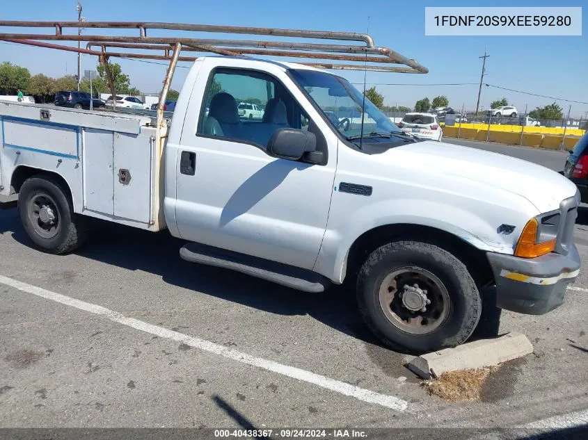 1999 Ford F-250 Lariat/Xl/Xlt VIN: 1FDNF20S9XEE59280 Lot: 40438367