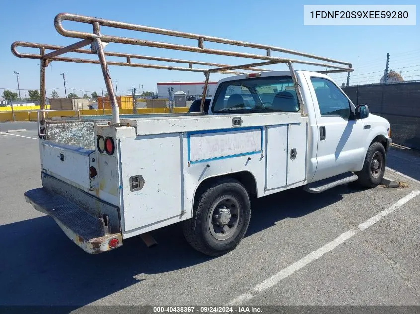 1999 Ford F-250 Lariat/Xl/Xlt VIN: 1FDNF20S9XEE59280 Lot: 40438367