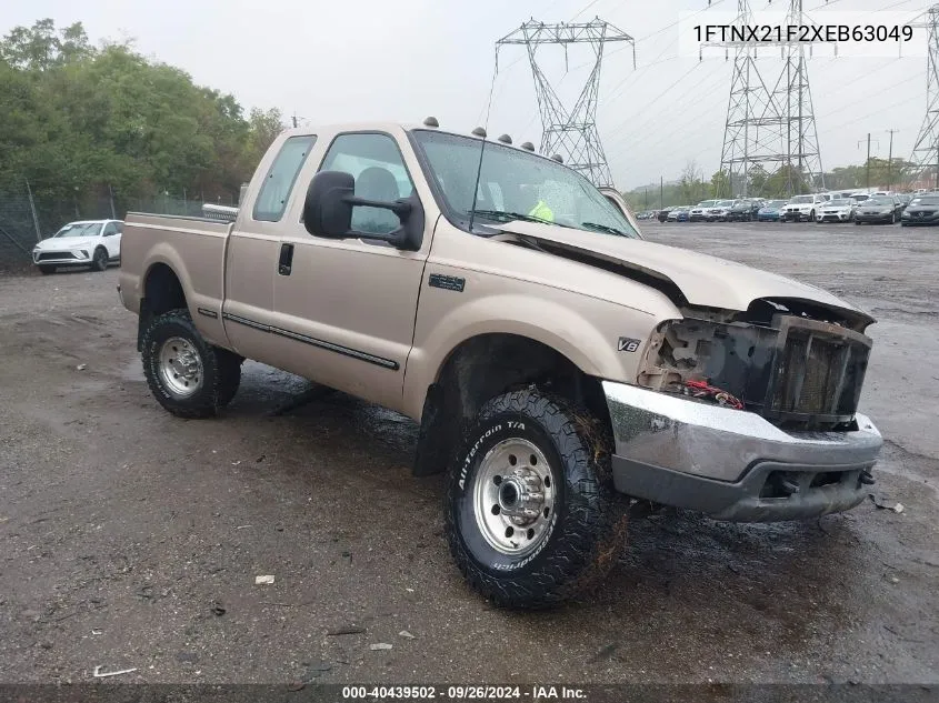 1999 Ford F-250 Lariat/Xl/Xlt VIN: 1FTNX21F2XEB63049 Lot: 40439502