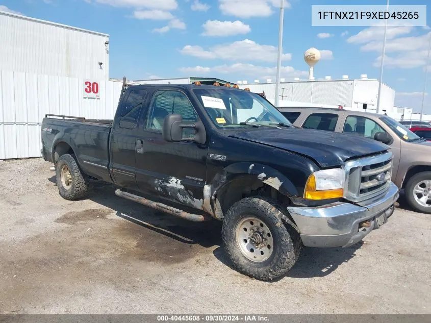 1999 Ford F-250 Lariat/Xl/Xlt VIN: 1FTNX21F9XED45265 Lot: 40445608