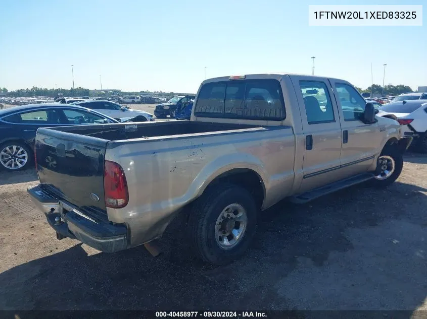 1999 Ford F250 Super Duty VIN: 1FTNW20L1XED83325 Lot: 40458977