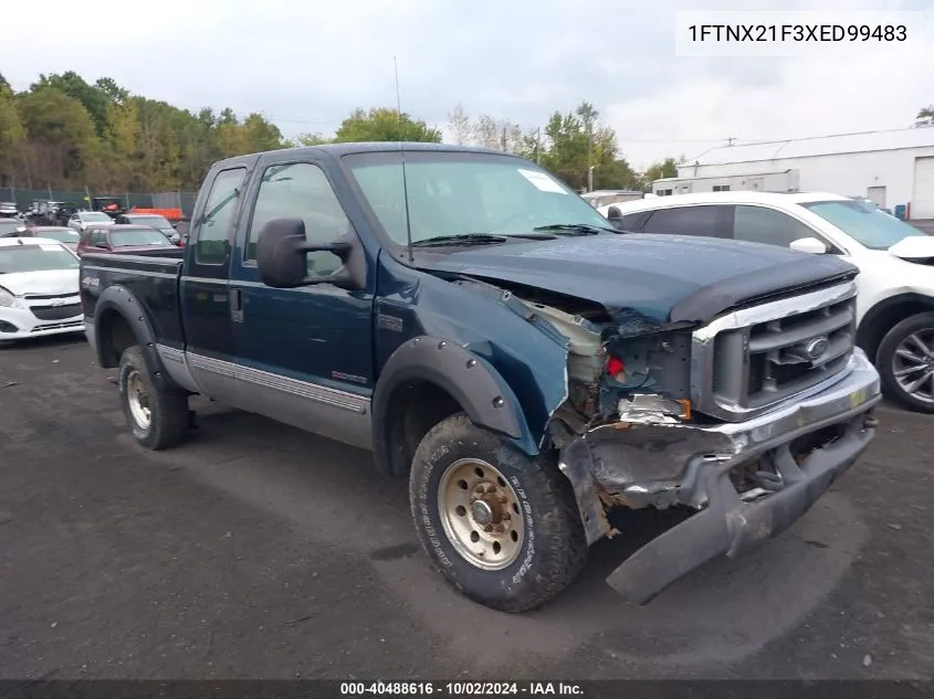 1999 Ford F-250 Lariat/Xl/Xlt VIN: 1FTNX21F3XED99483 Lot: 40488616