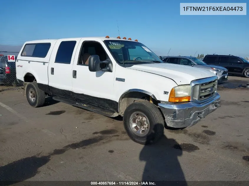 1999 Ford F-250 Lariat/Xl/Xlt VIN: 1FTNW21F6XEA04473 Lot: 40857654