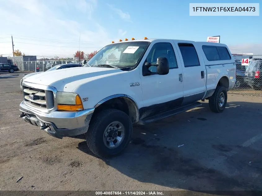 1999 Ford F-250 Lariat/Xl/Xlt VIN: 1FTNW21F6XEA04473 Lot: 40857654