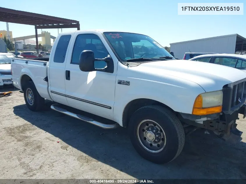 1FTNX20SXYEA19510 2000 Ford F-250 Lariat/Xl/Xlt