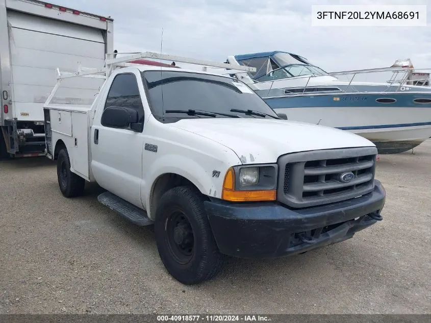 2000 Ford F-250 Lariat/Xl/Xlt VIN: 3FTNF20L2YMA68691 Lot: 40918577