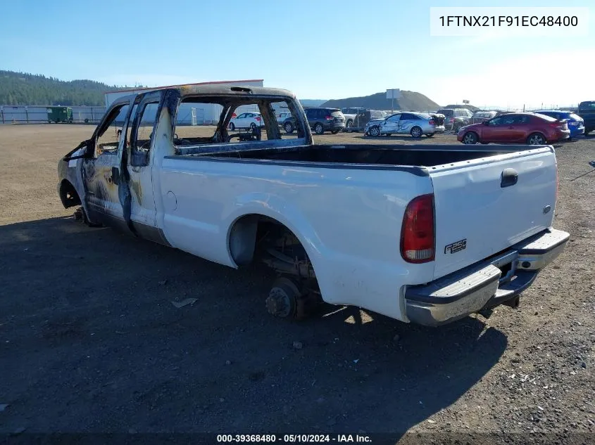 1FTNX21F91EC48400 2001 Ford F-250 Lariat/Xl/Xlt