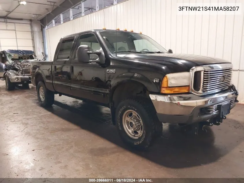 3FTNW21S41MA58207 2001 Ford F-250 Lariat/Xl/Xlt