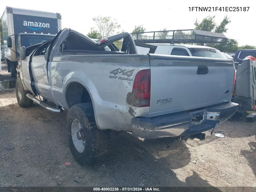 1FTNW21F41EC25187 2001 Ford F-250 Lariat/Xl/Xlt