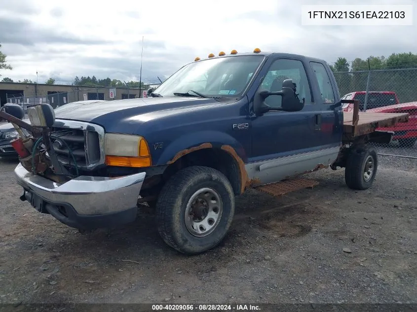 2001 Ford F-250 Lariat/Xl/Xlt VIN: 1FTNX21S61EA22103 Lot: 40209056