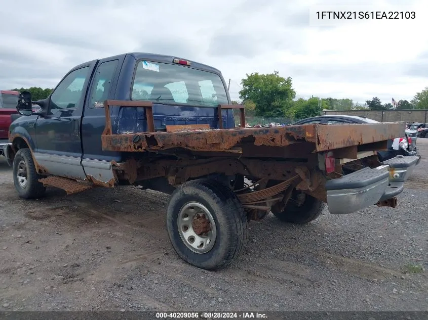 2001 Ford F-250 Lariat/Xl/Xlt VIN: 1FTNX21S61EA22103 Lot: 40209056