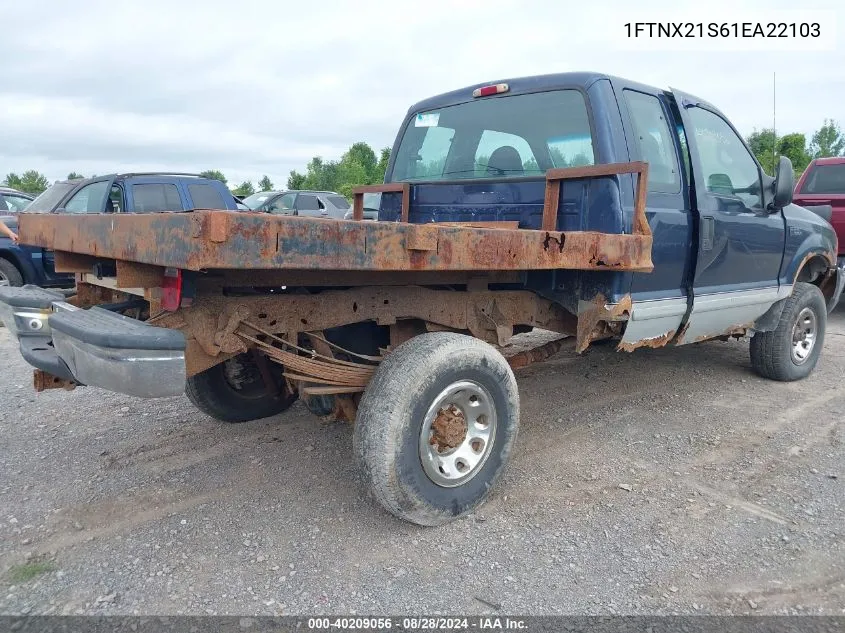 2001 Ford F-250 Lariat/Xl/Xlt VIN: 1FTNX21S61EA22103 Lot: 40209056