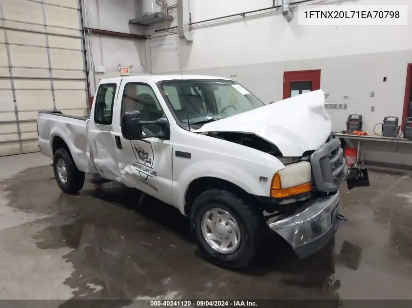 1FTNX20L71EA70798 2001 Ford F-250 Lariat/Xl/Xlt