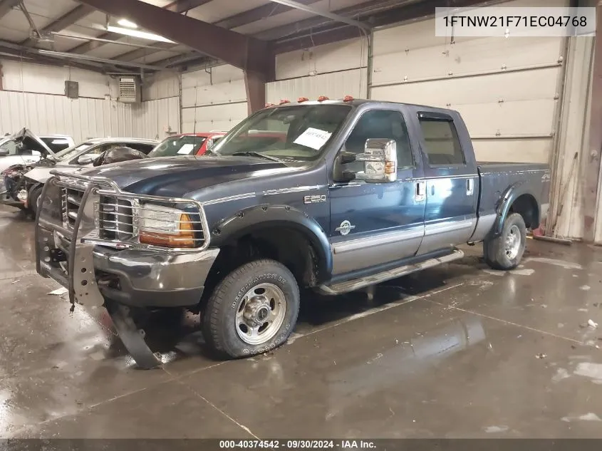 1FTNW21F71EC04768 2001 Ford F-250 Lariat/Xl/Xlt