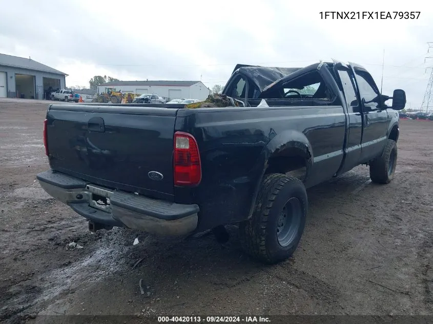 1FTNX21FX1EA79357 2001 Ford F-250 Lariat/Xl/Xlt