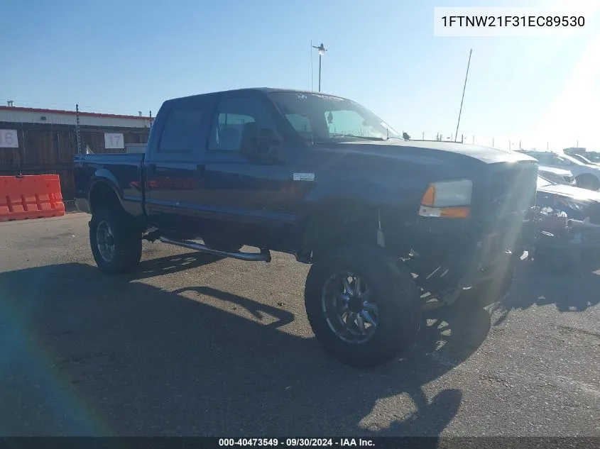 2001 Ford F-250 Lariat/Xl/Xlt VIN: 1FTNW21F31EC89530 Lot: 40473549