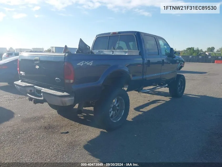 2001 Ford F-250 Lariat/Xl/Xlt VIN: 1FTNW21F31EC89530 Lot: 40473549