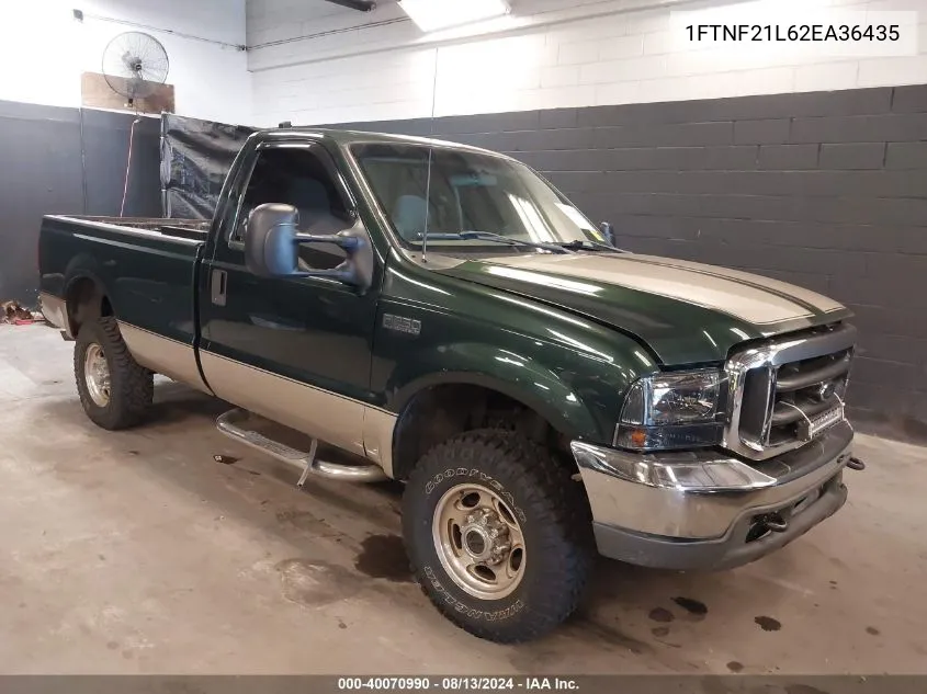 1FTNF21L62EA36435 2002 Ford F-250 Xl/Xlt