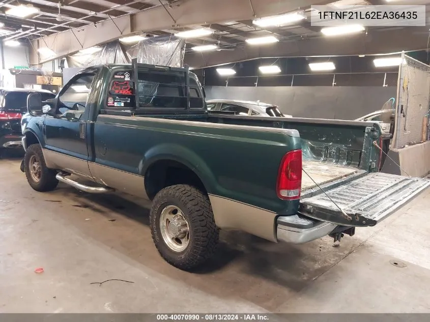 1FTNF21L62EA36435 2002 Ford F-250 Xl/Xlt