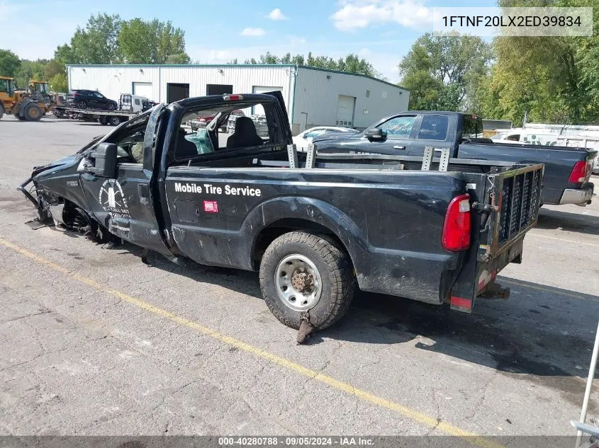 2002 Ford F-250 Xl/Xlt VIN: 1FTNF20LX2ED39834 Lot: 40280788