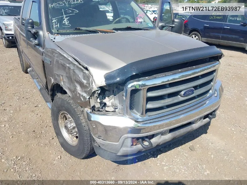 1FTNW21L72EB93987 2002 Ford F-250 Super Duty