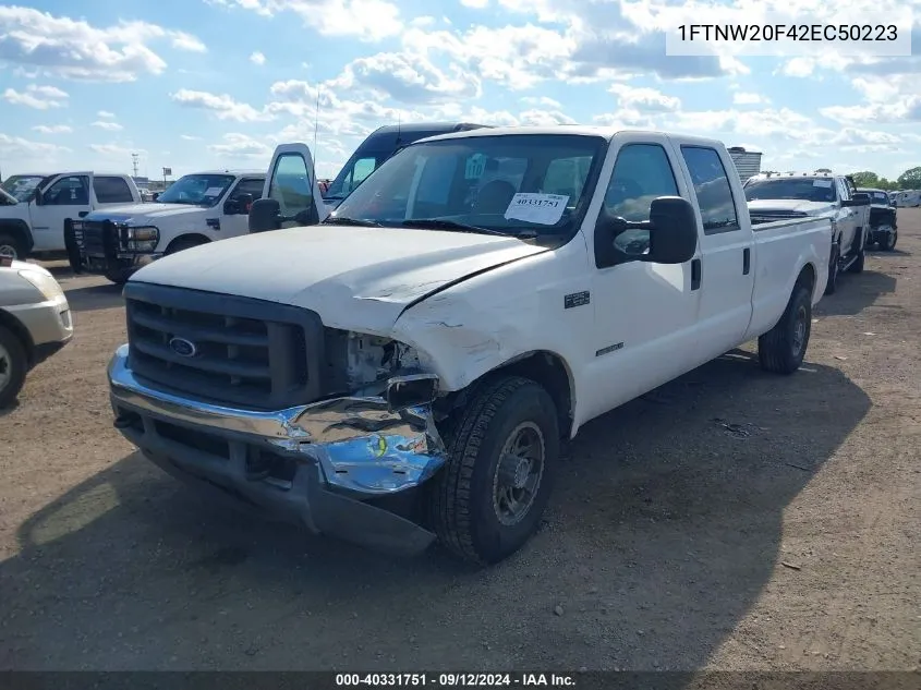 2002 Ford F-250 Lariat/Xl/Xlt VIN: 1FTNW20F42EC50223 Lot: 40331751