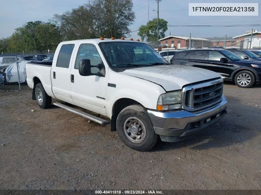 2002 Ford F-250 Lariat/Xl/Xlt VIN: 1FTNW20F02EA21358 Lot: 40411018