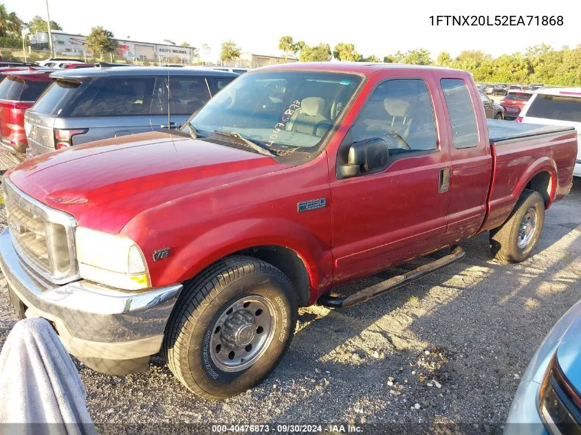 2002 Ford F-250 Lariat/Xl/Xlt VIN: 1FTNX20L52EA71868 Lot: 40476873