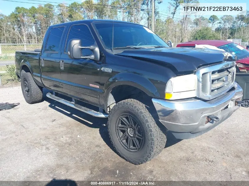 2002 Ford F-250 Lariat/Xl/Xlt VIN: 1FTNW21F22EB73463 Lot: 40886917