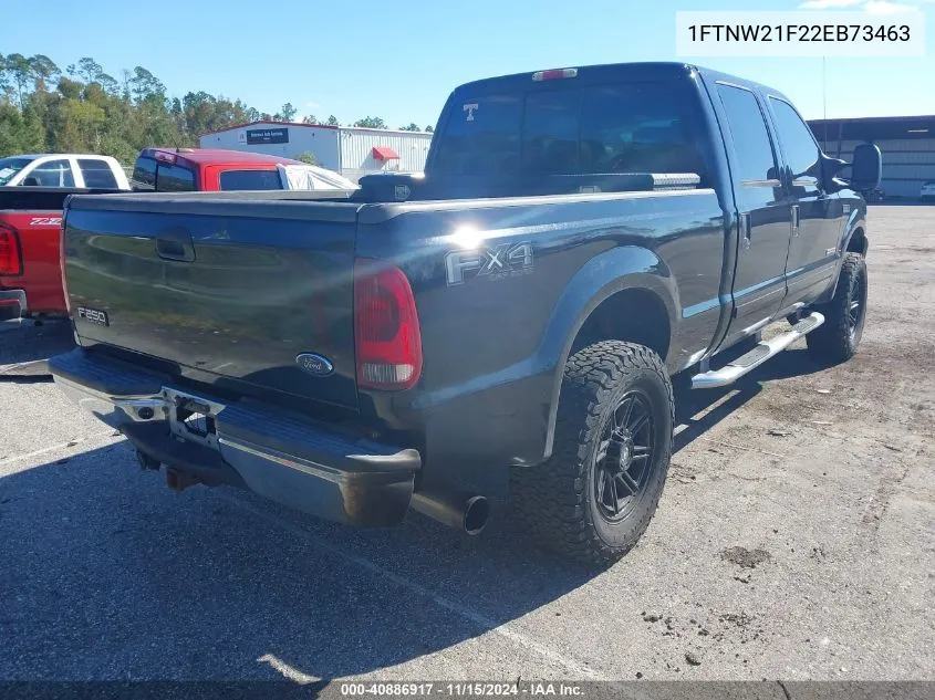 2002 Ford F-250 Lariat/Xl/Xlt VIN: 1FTNW21F22EB73463 Lot: 40886917