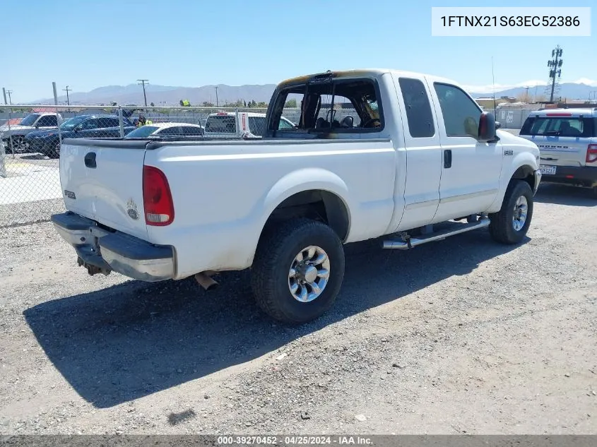 1FTNX21S63EC52386 2003 Ford F-250 Lariat/Xl/Xlt