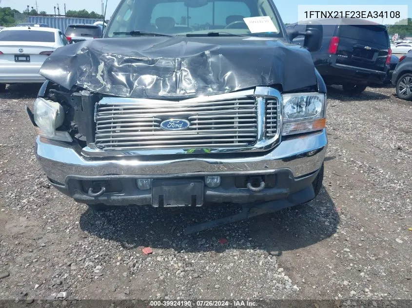 1FTNX21F23EA34108 2003 Ford F-250 Lariat/Xl/Xlt