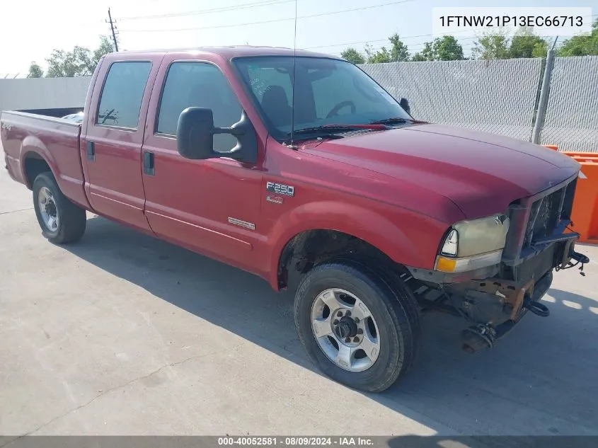 2003 Ford F-250 Lariat/Xl/Xlt VIN: 1FTNW21P13EC66713 Lot: 40052581