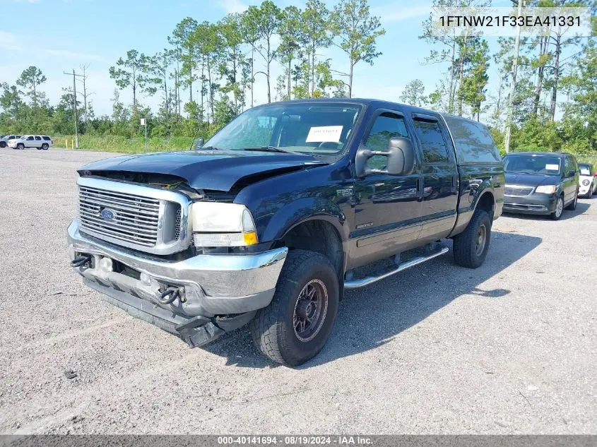 2003 Ford F-250 Lariat/Xl/Xlt VIN: 1FTNW21F33EA41331 Lot: 40141694