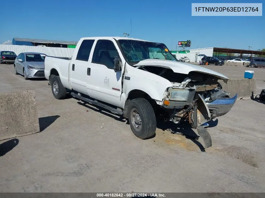 2003 Ford F-250 Lariat/Xl/Xlt VIN: 1FTNW20P63ED12764 Lot: 40182642