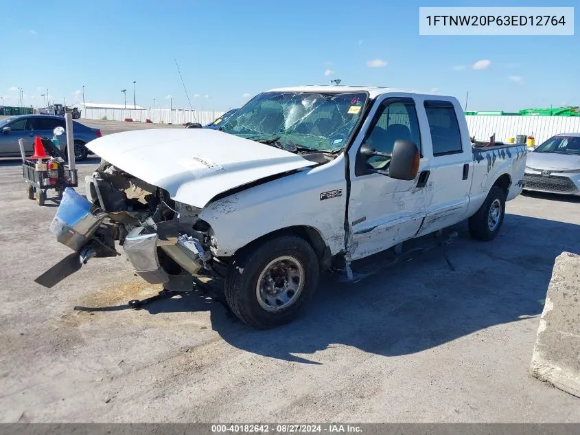 2003 Ford F-250 Lariat/Xl/Xlt VIN: 1FTNW20P63ED12764 Lot: 40182642