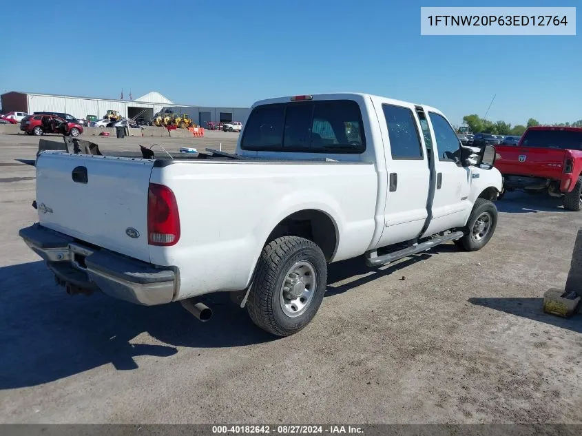 2003 Ford F-250 Lariat/Xl/Xlt VIN: 1FTNW20P63ED12764 Lot: 40182642