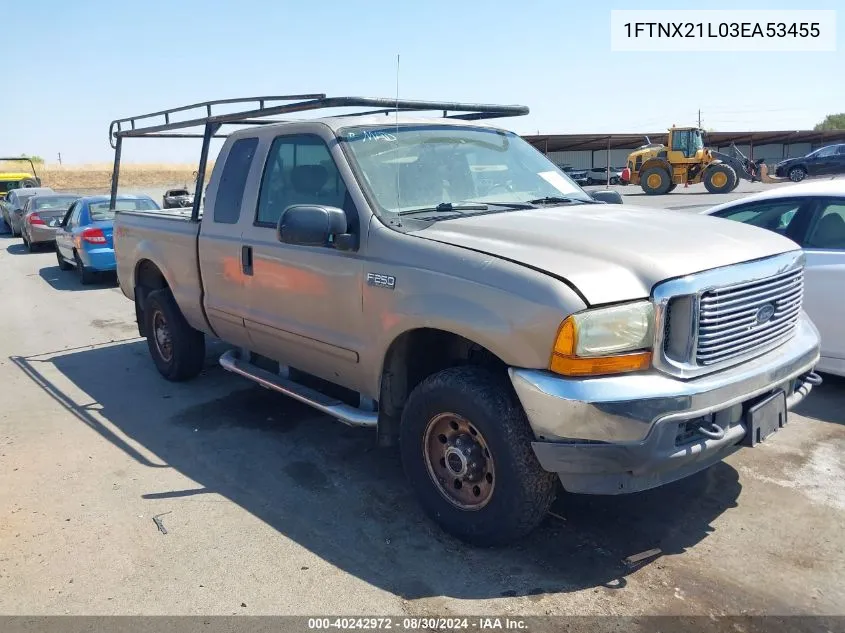 2003 Ford F-250 Lariat/Xl/Xlt VIN: 1FTNX21L03EA53455 Lot: 40242972