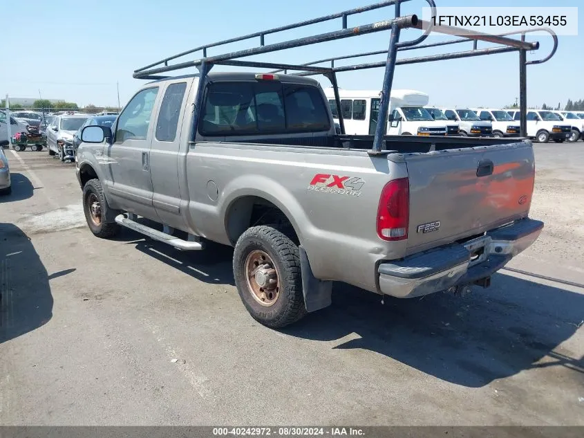 2003 Ford F-250 Lariat/Xl/Xlt VIN: 1FTNX21L03EA53455 Lot: 40242972