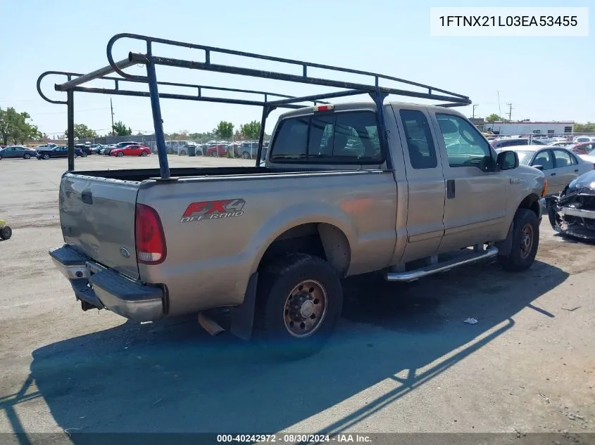 1FTNX21L03EA53455 2003 Ford F-250 Lariat/Xl/Xlt