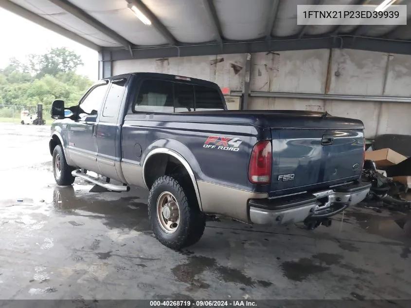 2003 Ford F-250 Lariat/Xl/Xlt VIN: 1FTNX21P23ED39939 Lot: 40268719