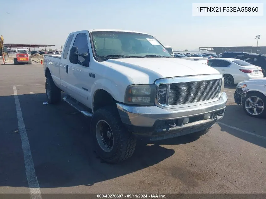 2003 Ford F-250 Lariat/Xl/Xlt VIN: 1FTNX21F53EA55860 Lot: 40276697