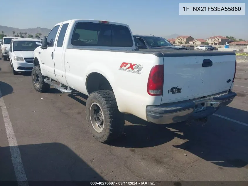 1FTNX21F53EA55860 2003 Ford F-250 Lariat/Xl/Xlt