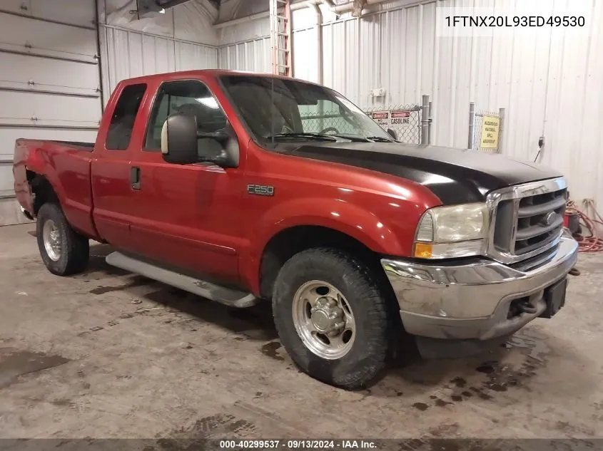 2003 Ford F-250 Lariat/Xl/Xlt VIN: 1FTNX20L93ED49530 Lot: 40299537